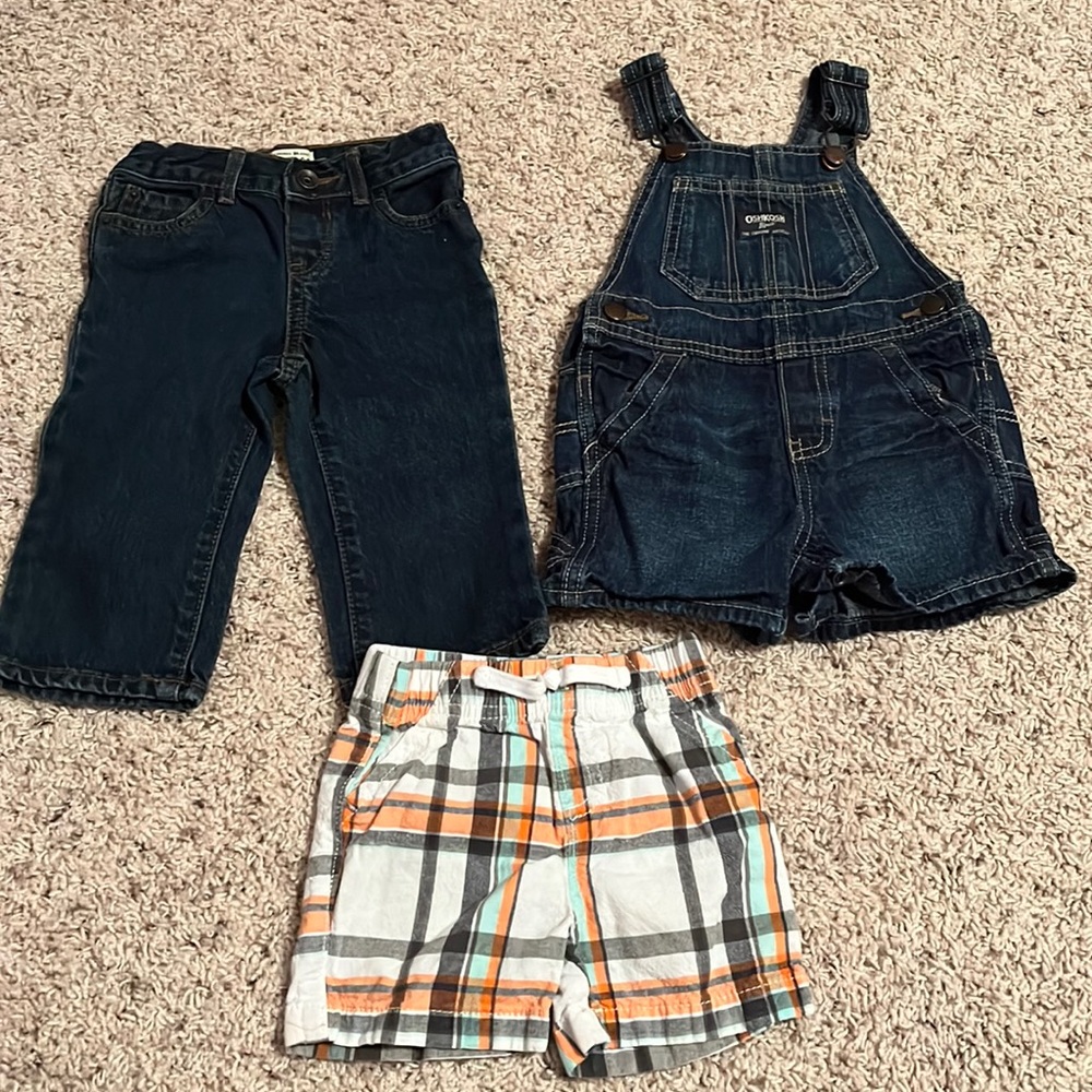 12M Boy Bottoms and Overalls